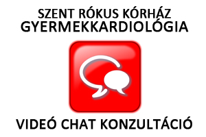 Videó chat konzultáció a Szent Rókus Kórház Gyermekkardiológiai osztályának orvosaival